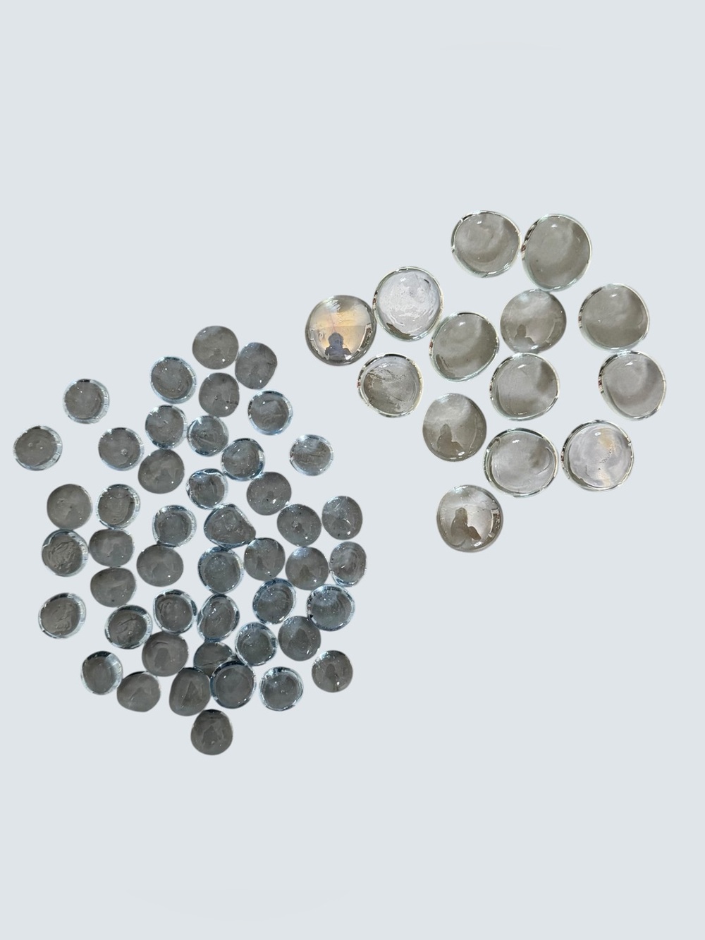 Clear Plastic Assorted Round Decorative Bowl Filler Gemstones